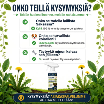 Rikkaruohonpoistaja puutarhaan