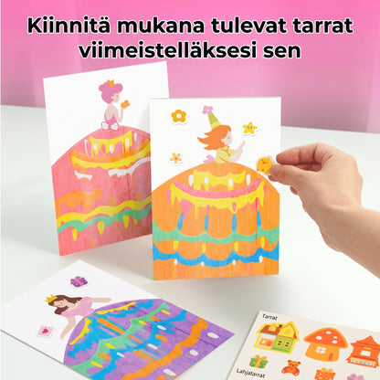 DIY sateenkaariraaputuskuvat 35 kpl