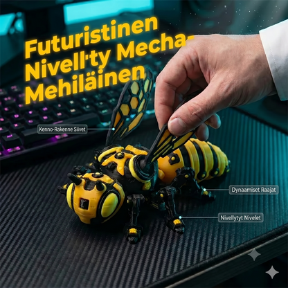 Tämä ei ole hyönteinen, tämä on mecha-hirviö! Purettavat nivelet, futuristinen muotoilu