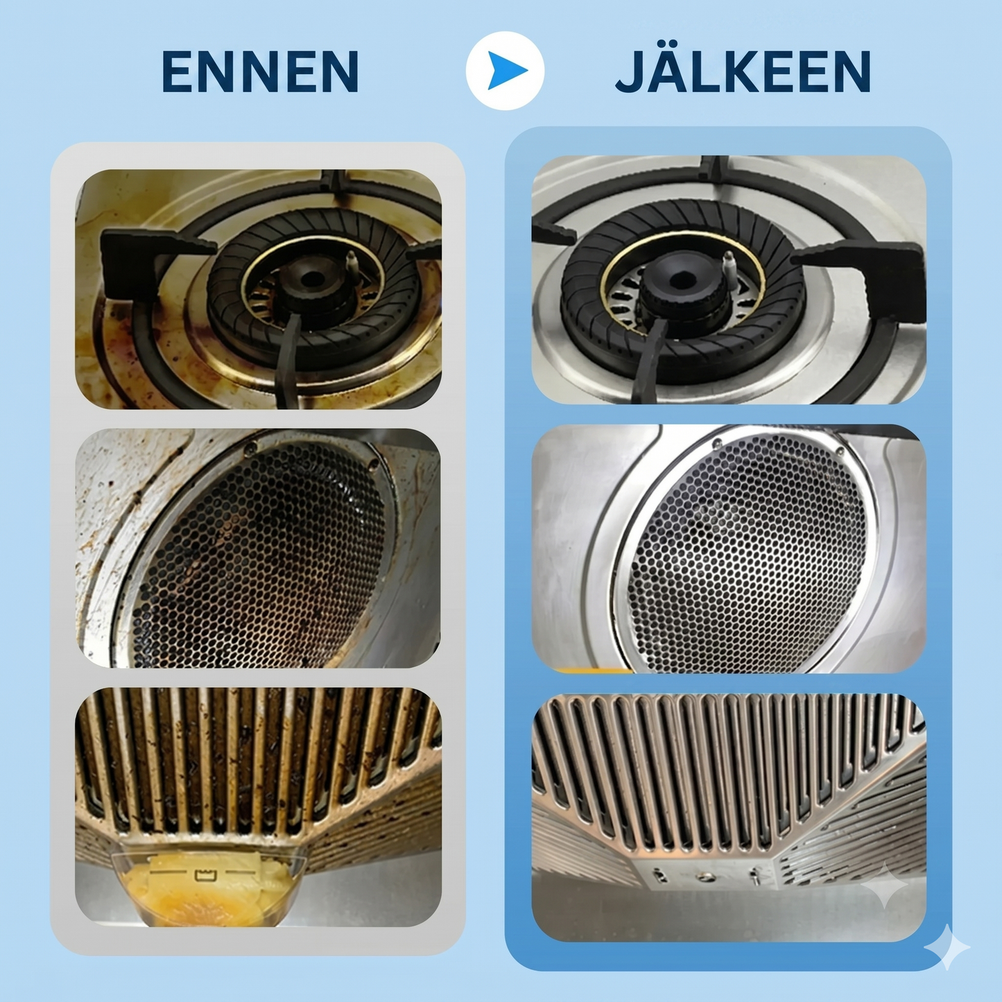 Jopa itsepäisin rasvatahrakin anelee armoa!