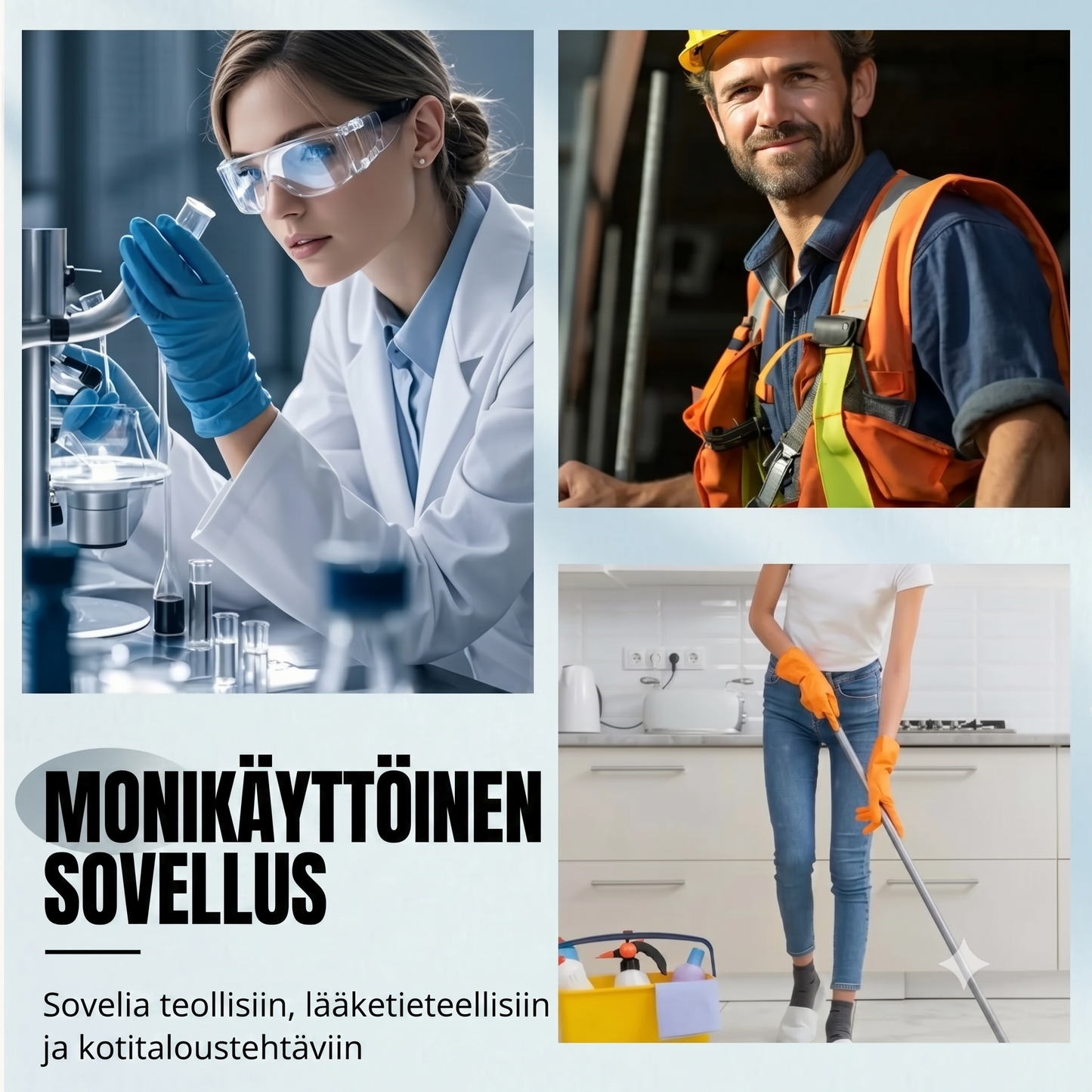 Nitriilikäsineet puuterittomat (100 kpl)