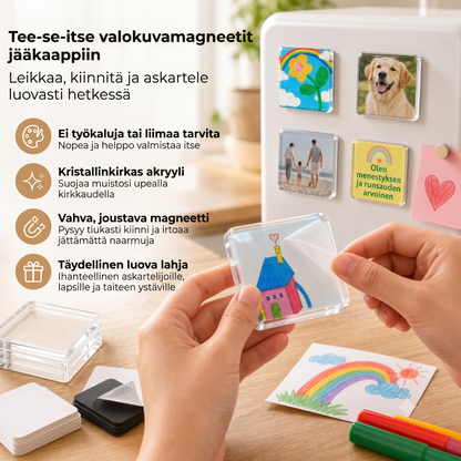 Sarja 10 valokuvamagneettia
