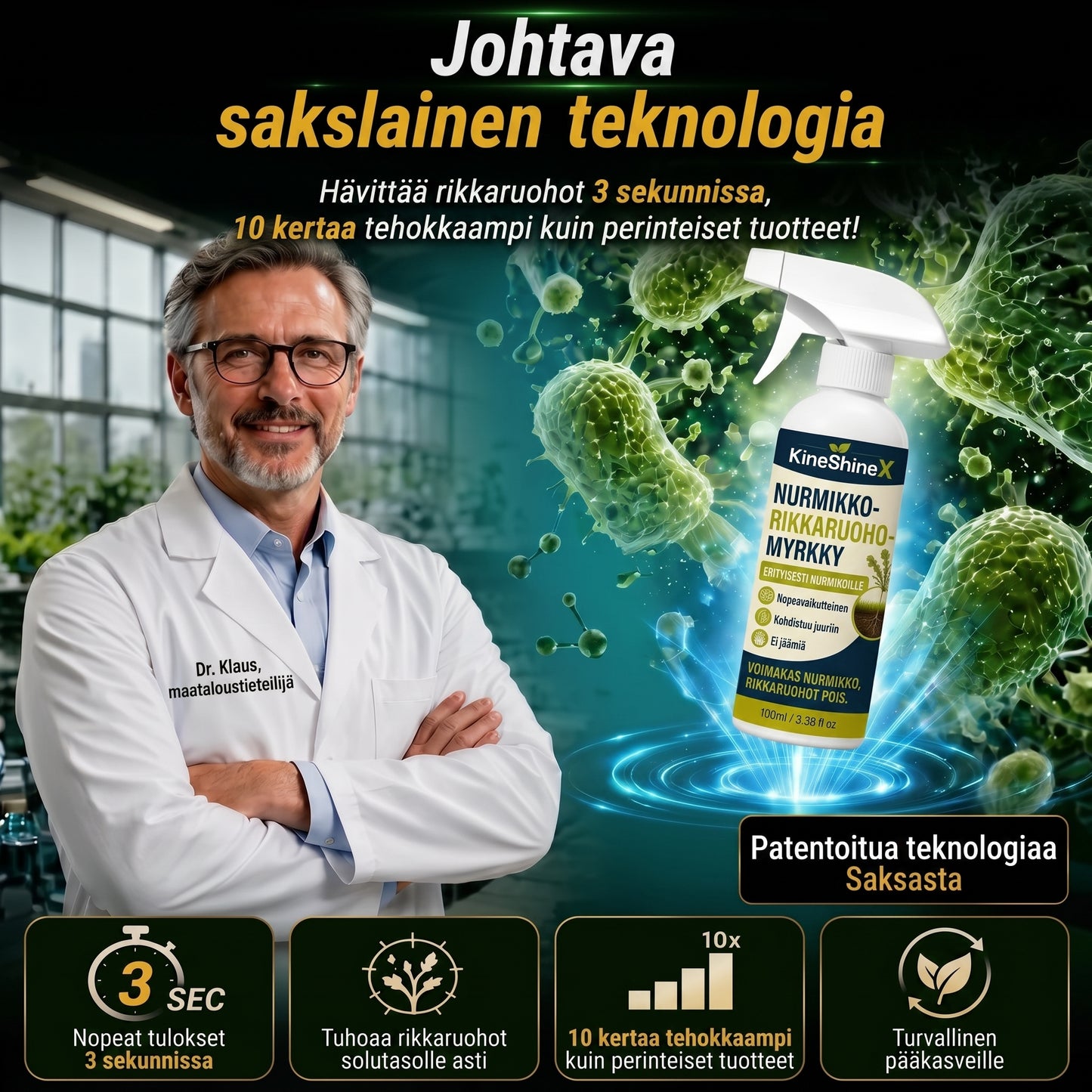 Rikkaruohonpoistaja puutarhaan