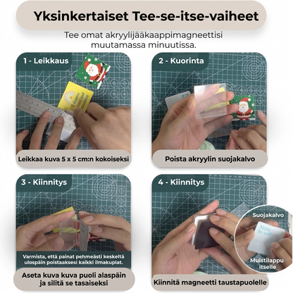 Sarja 10 valokuvamagneettia