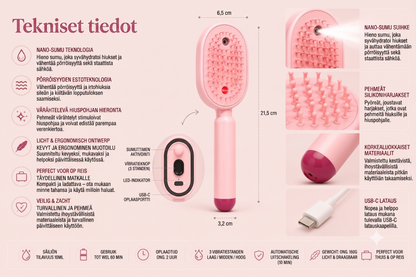 SprayBrush sähköinen suihkuharja nanosumulla