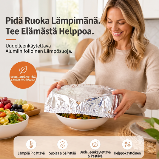 HeatCover uudelleenkäytettävät lämpökannet