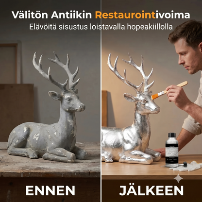 Metallinen hopeamaali tee-se-itse-projekteihin