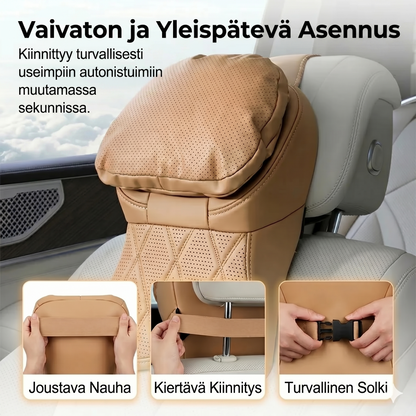Ilmailuluokan PU-nahkainen auton niskatuki