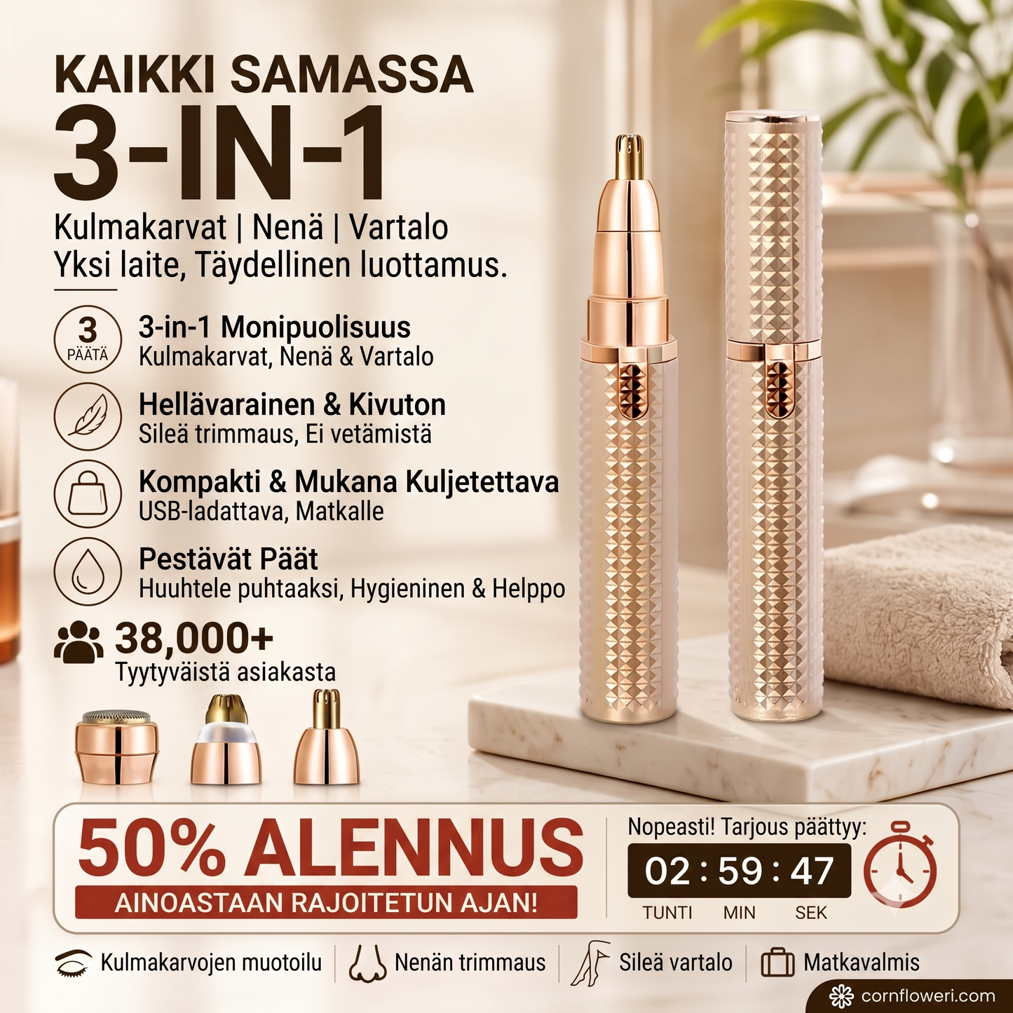 Tarkkuuskulmakarvatrimmeri