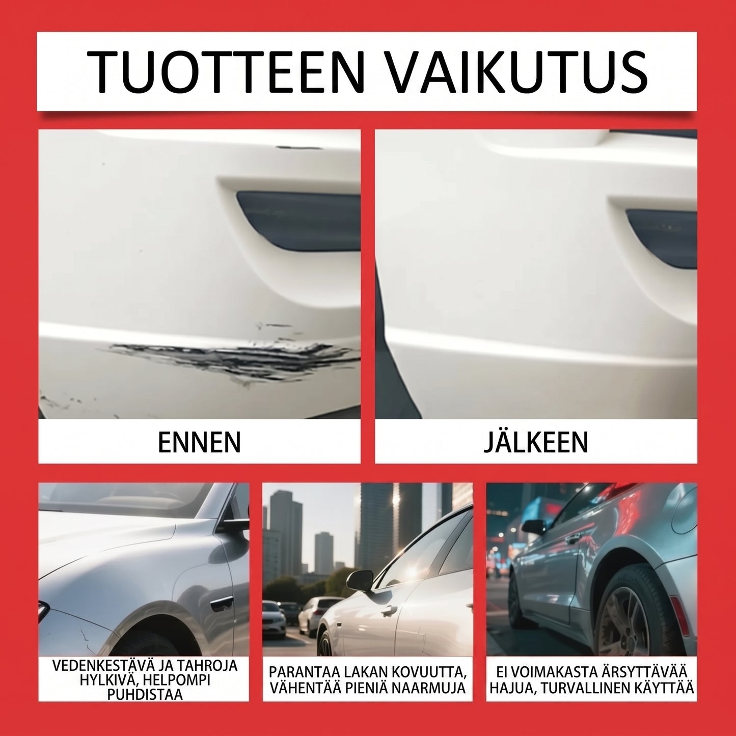 Nanokeraaminen korkeakiiltoinen auton viimeistelysuihke