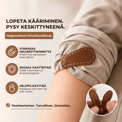 Magneettiset hihaklipsit