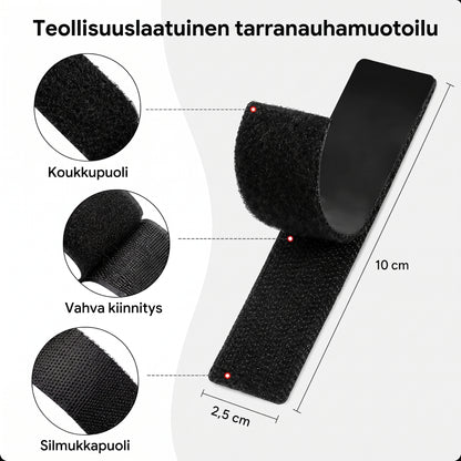 Erittäin vahvat kaksipuoliset tarranauhat 40 kpl 20 paria