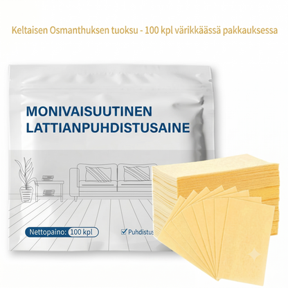 Monitehoiset lattianpesuarkit (100 kpl per pakkaus)