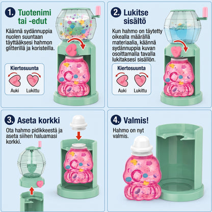 DIY-askartelusetti omien squishy-lelujen valmistukseen