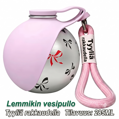 Vuotamaton juomapullo lemmikeille