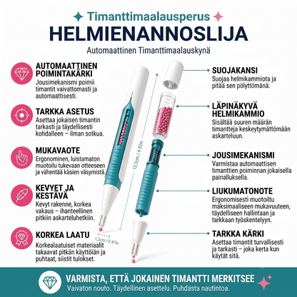 Automaattinen timanttimaalauskynä
