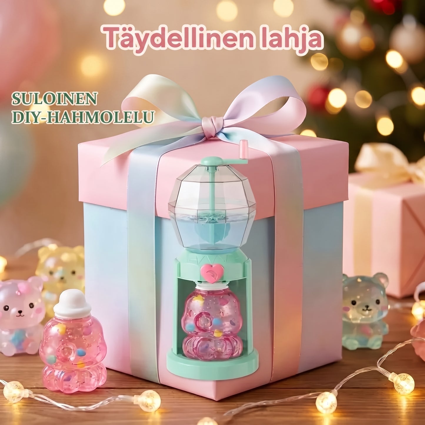 DIY-askartelusetti omien squishy-lelujen valmistukseen