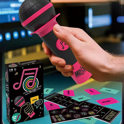 Music Mic Game -juhlapeli mikrofonilla