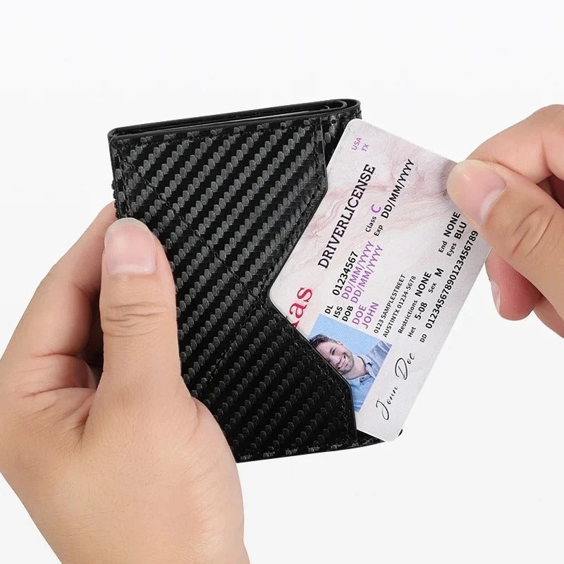 Ohut miesten lompakko RFID-suojauksella