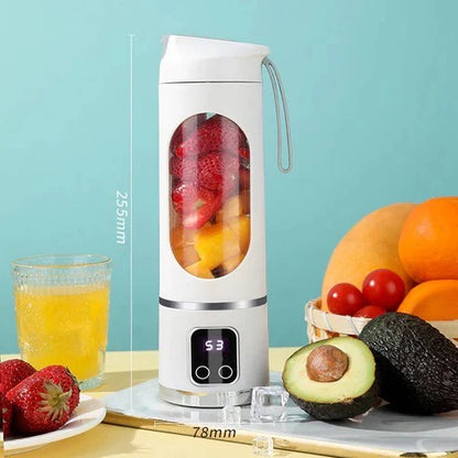 Johdoton kannettava tehosekoitin mehulle ja smoothieille