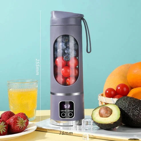 Johdoton kannettava tehosekoitin mehulle ja smoothieille