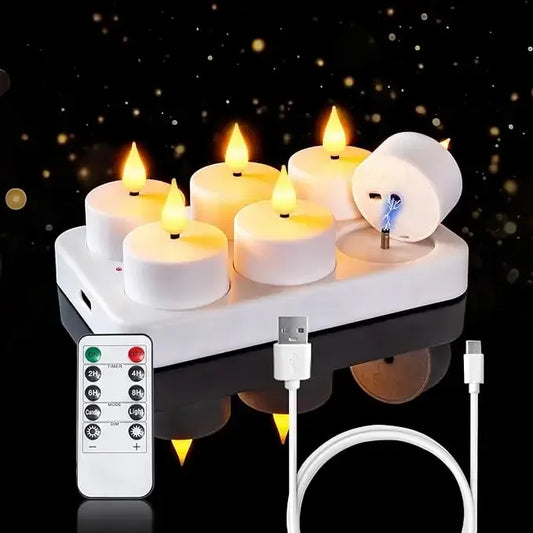 Ladattavat LED-kynttilät