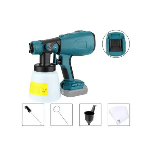 FlowPainter maalitelasarja maalisäiliöllä