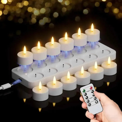 Ladattavat LED-kynttilät
