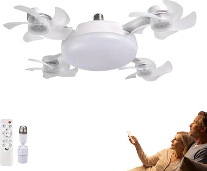 AirDrone kattotuuletin LED-valaistuksella ja kaukosäätimellä