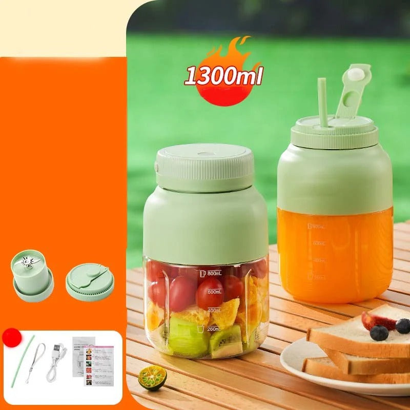 Langaton tehosekoitinmuki 1300 ml