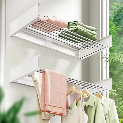 Tilaa säästävä AirFold-kuivausteline