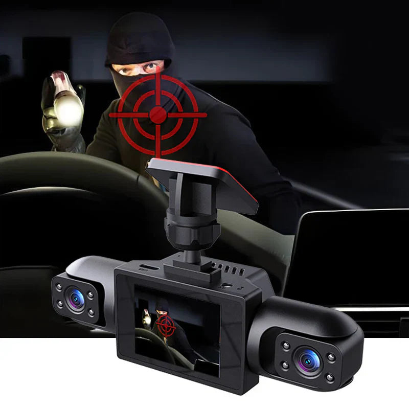360° 4-linssinen autokamera – Täysi näkyvyys & pimeänäkö