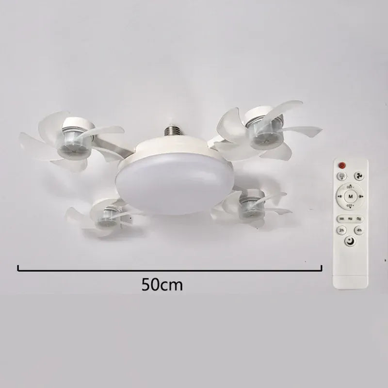 AirDrone kattotuuletin LED-valaistuksella ja kaukosäätimellä