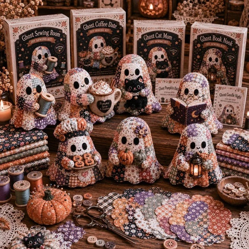 Halloween-aaveen ompelusetti