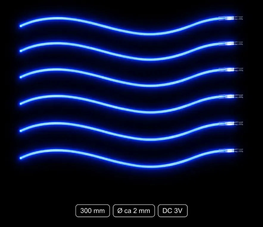 LumiNoodles leikattavat joustavat LED-filamentit