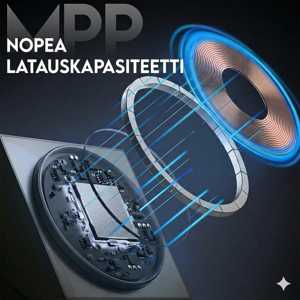 3-in-1 taitettava magneettinen langaton latausasema