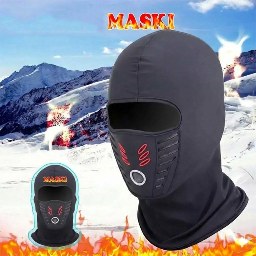 Unisex tuulenpitävä ja lämmin kokokasvomaski