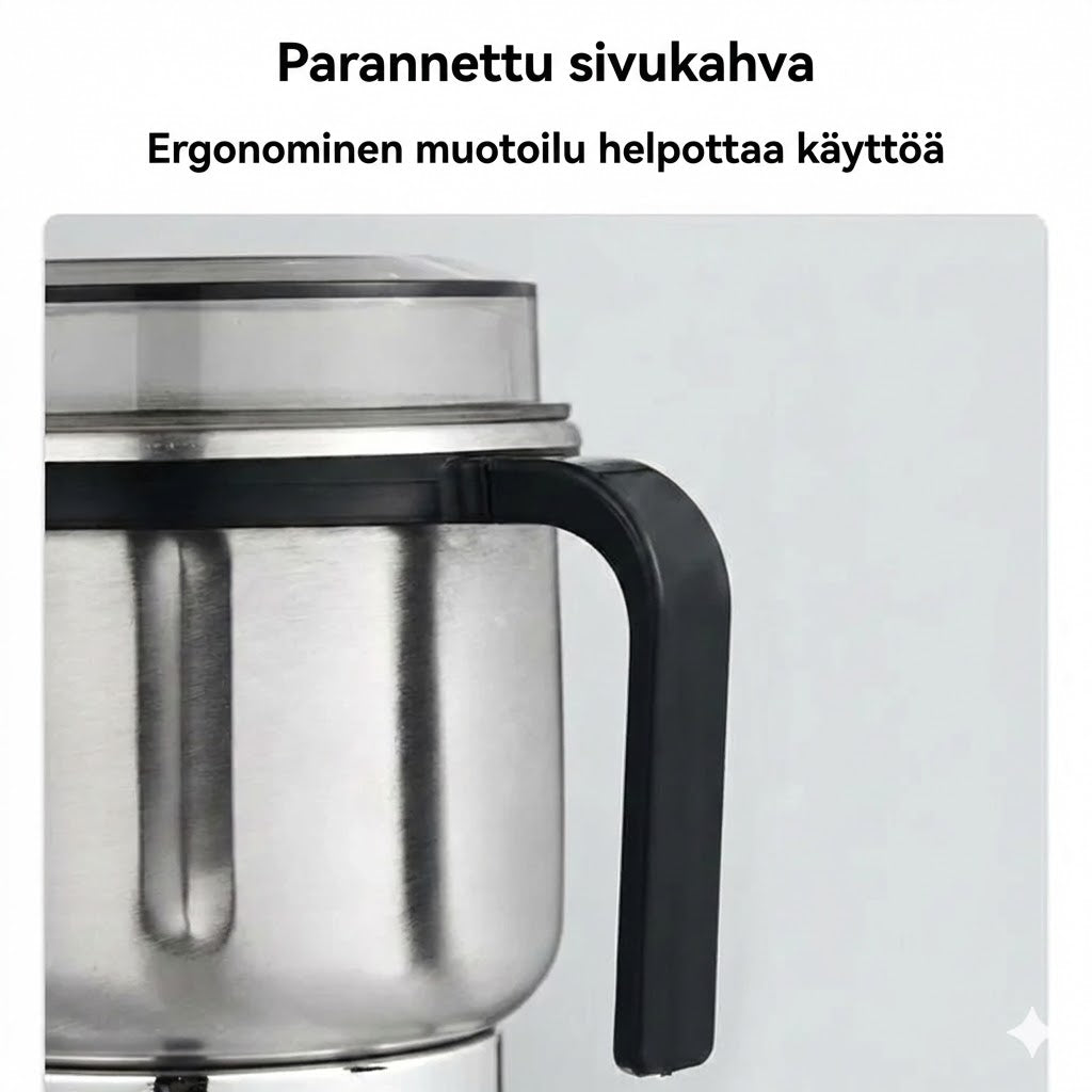 Monitoiminen sähköinen hiomakone kotikäyttöön