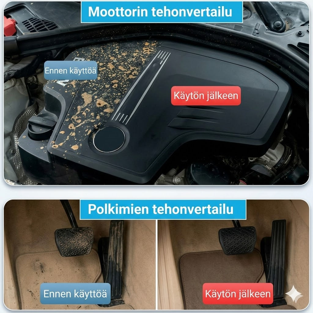 Auton sisätilojen puhdistuspyyhkeet