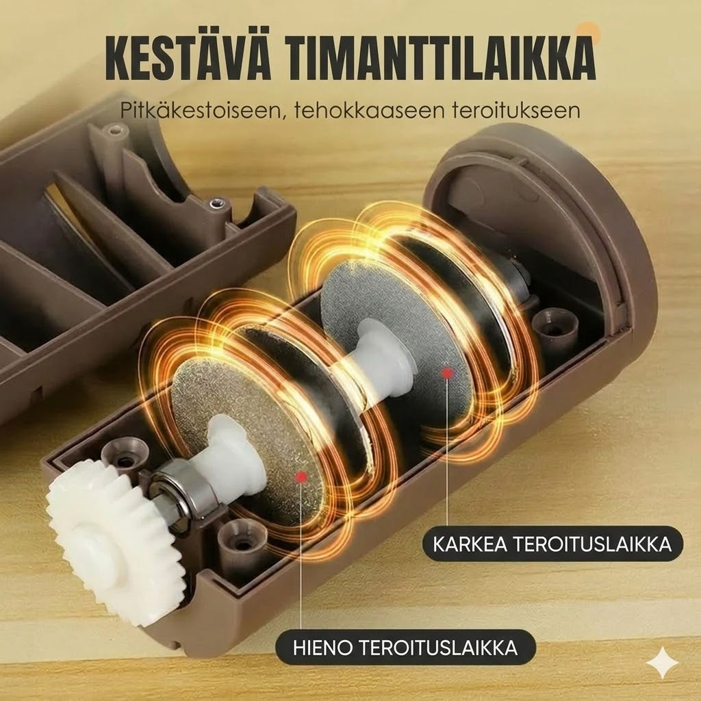 Automaattinen veitsenteroitin keittiöön