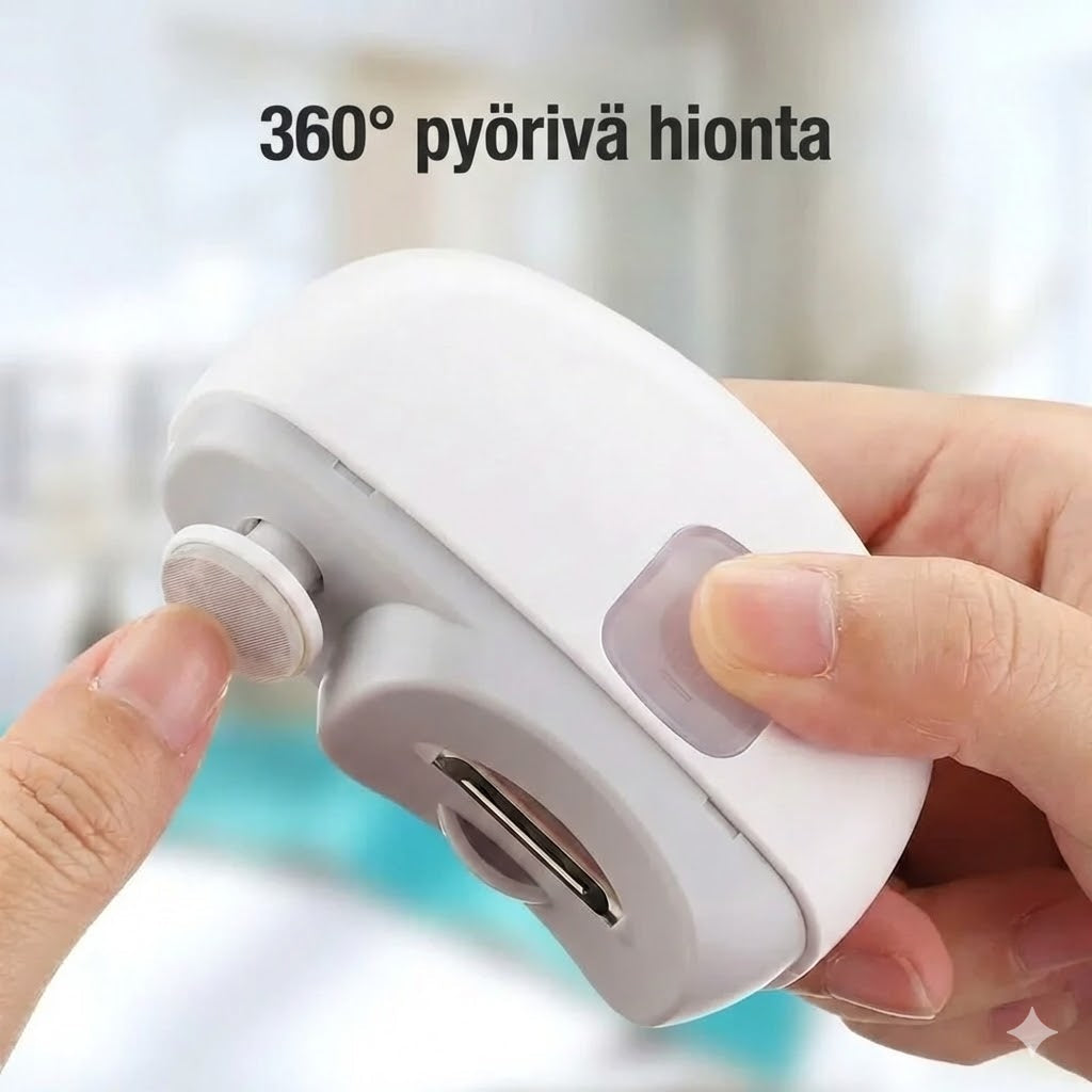 3-in-1 sähköinen kiillotuslaite ja automaattinen kynsileikkuri